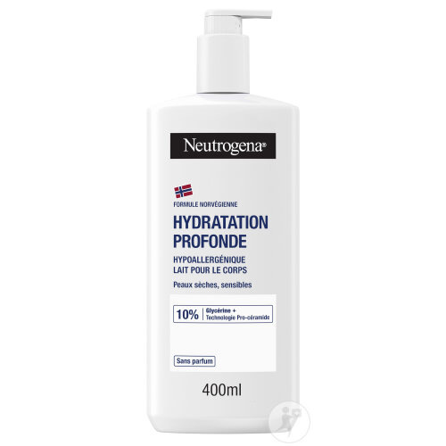 Neutrogena Deep Moisture Body Lotion 72h Hyapoallergenic pump bottle 400ml