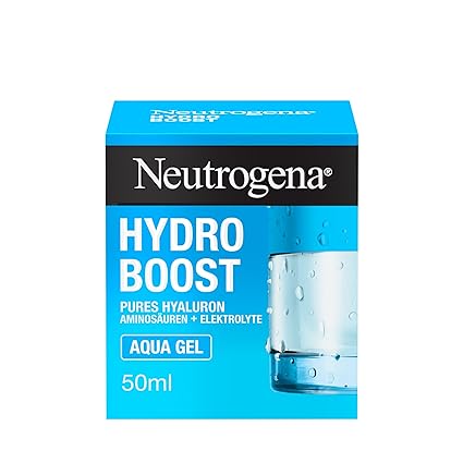 Neutrogena Hydro Boost Aqua Gel Moisturiser for Normal and Combination Skin, Oil Free, 50 ml