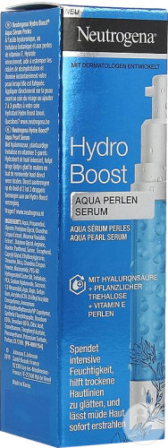 Neutrogena Hydro Boost Aqua Pearl Serum pump bottle 30ml
