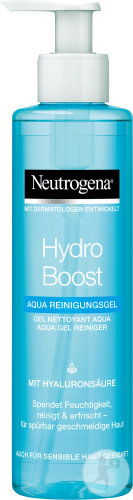 Neutrogena Hydro Boost Aqua cleansing gel pump bottle 200ml