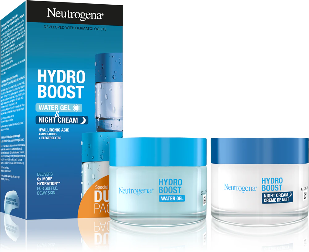 Neutrogena Hydro Boost® DUO Facial Gift Set for Women, 100 ml