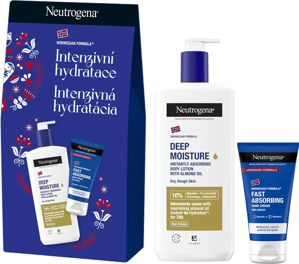 Neutrogena Norwegian Formula® Deep Moisture Gift Set for intensive hydration