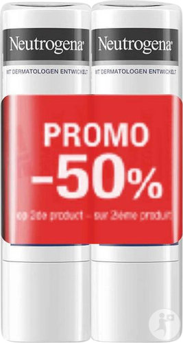 Neutrogena Norwegian Formula Lip Care 2x4.8g Promo On 2nd Product -50%