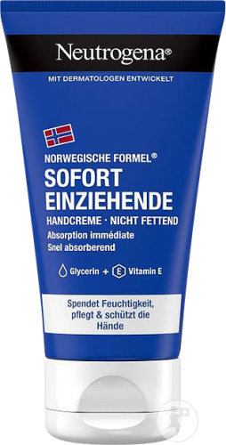 Neutrogena Norwegian Formula Instantly Absorbing Hand Cream Tube 75ml