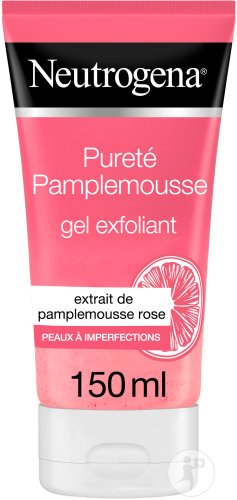 Neutrogena Purity Exfoliating Cleansing Gel Pink Grapefruit Tube 150ml