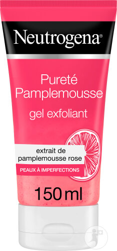 Neutrogena Purity Exfoliating Cleansing Gel Pink Grapefruit Tube 150ml