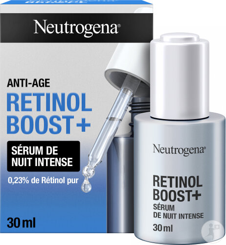 Neutrogena Retinol Boost Intensive Night Serum dropper bottle 30ml