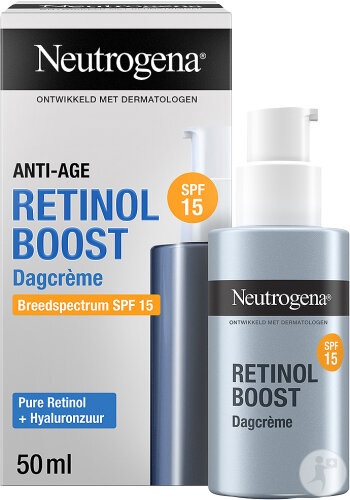 Neutrogena Retinol Boost Day Cream SPF 15 Pump Bottle 50ml