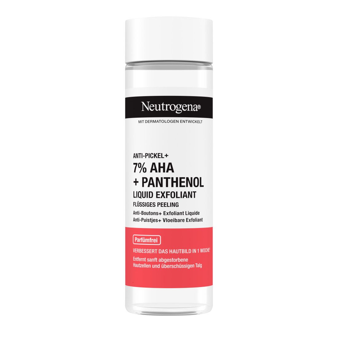 Neutrogena - Day Cream "Anti-Pimple + Liquid Exfoliant 7% AHA + Panthenol Liquid Scrub" 6x0,125 l