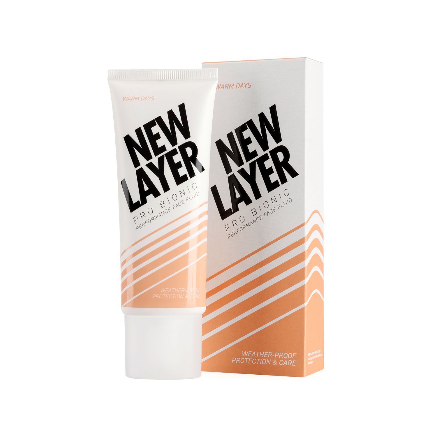 NEW LAYER Pro Bionic Performance Facial Fluid Warm Days SPF20 75 ml
