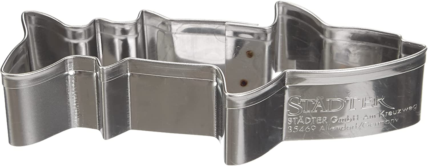 Staedter NEW Shark cookie cutter stainless steel , 8 cm