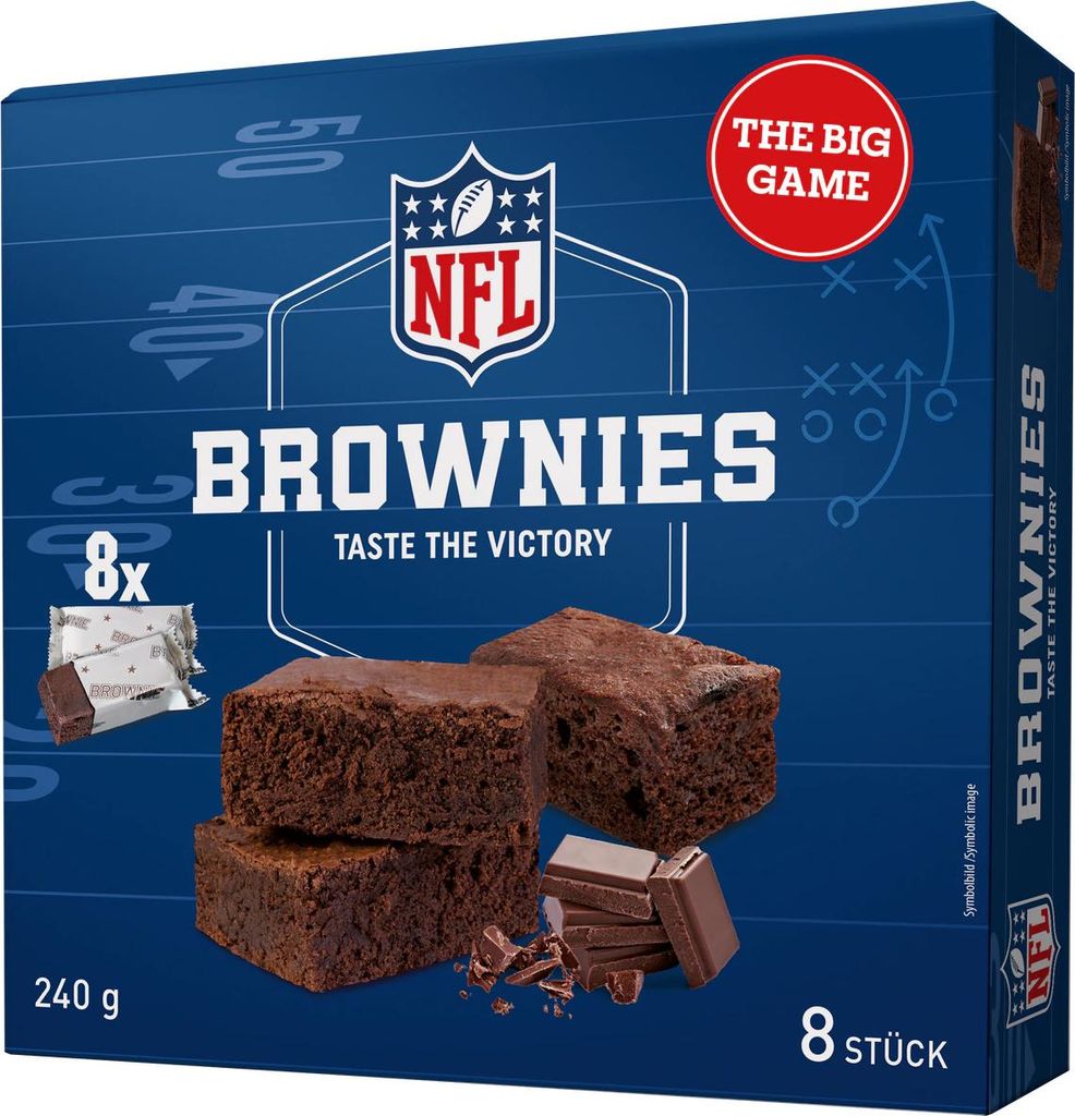 NFL Brownies 240g (8x30g) 480g