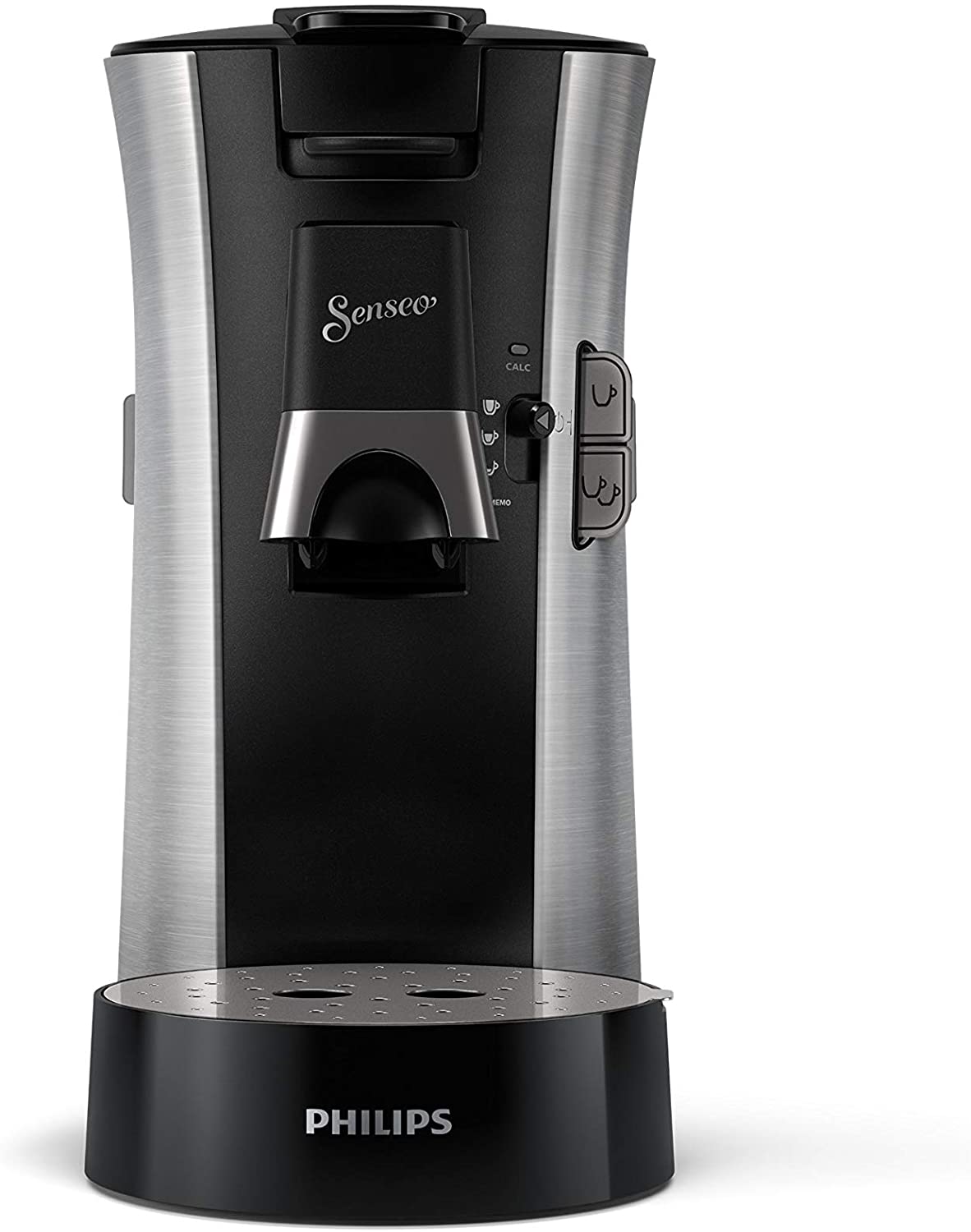 Philips Domestic Appliances Philips CSA250/11 Senseo Select Eco, Intensity Plus, Crema Plus, Memo Function, Brushed Steel