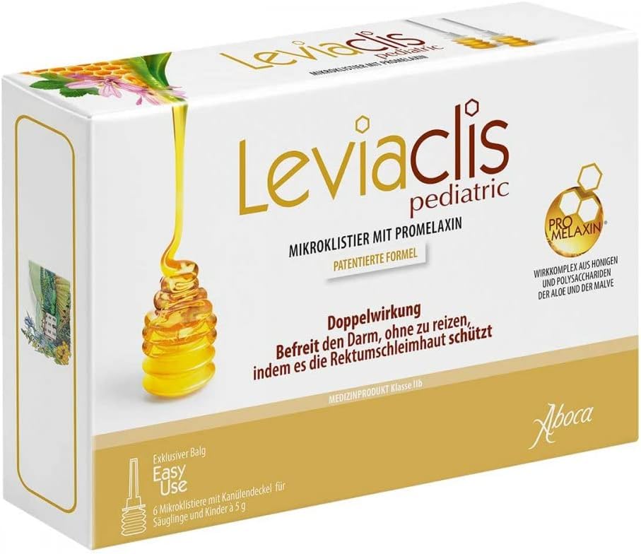 aboca Leviaclis pediatric microenemas, 6 pcs