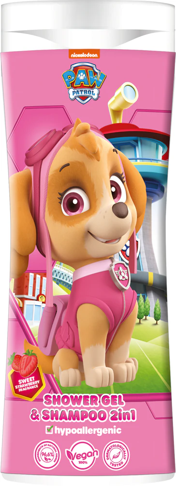 Nickelodeon Paw Patrol Shower gel& Shampoo 2in1 Shampoo and Shower Gel for Children