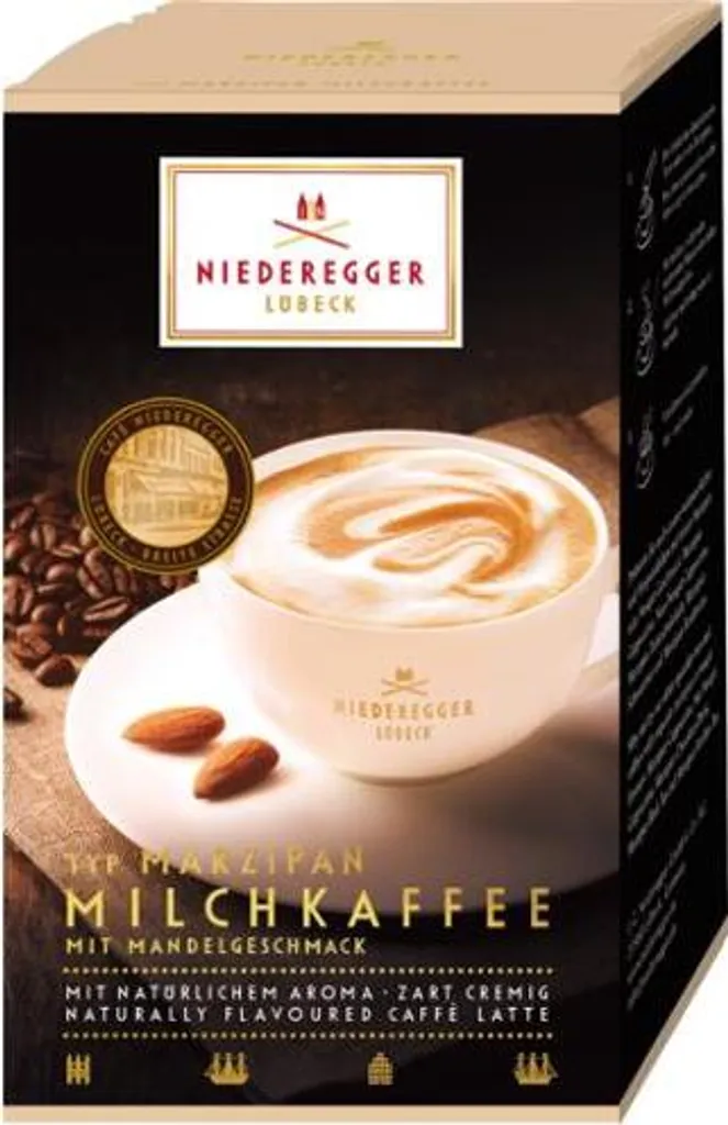Niederegger Marzipan Aroma Milk Coffee 10 Portion Bags 200g