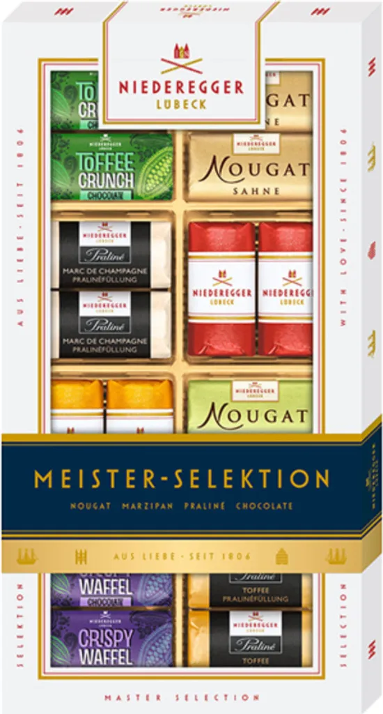 Niederegger Nougat Praline Variations Master Selection 500g