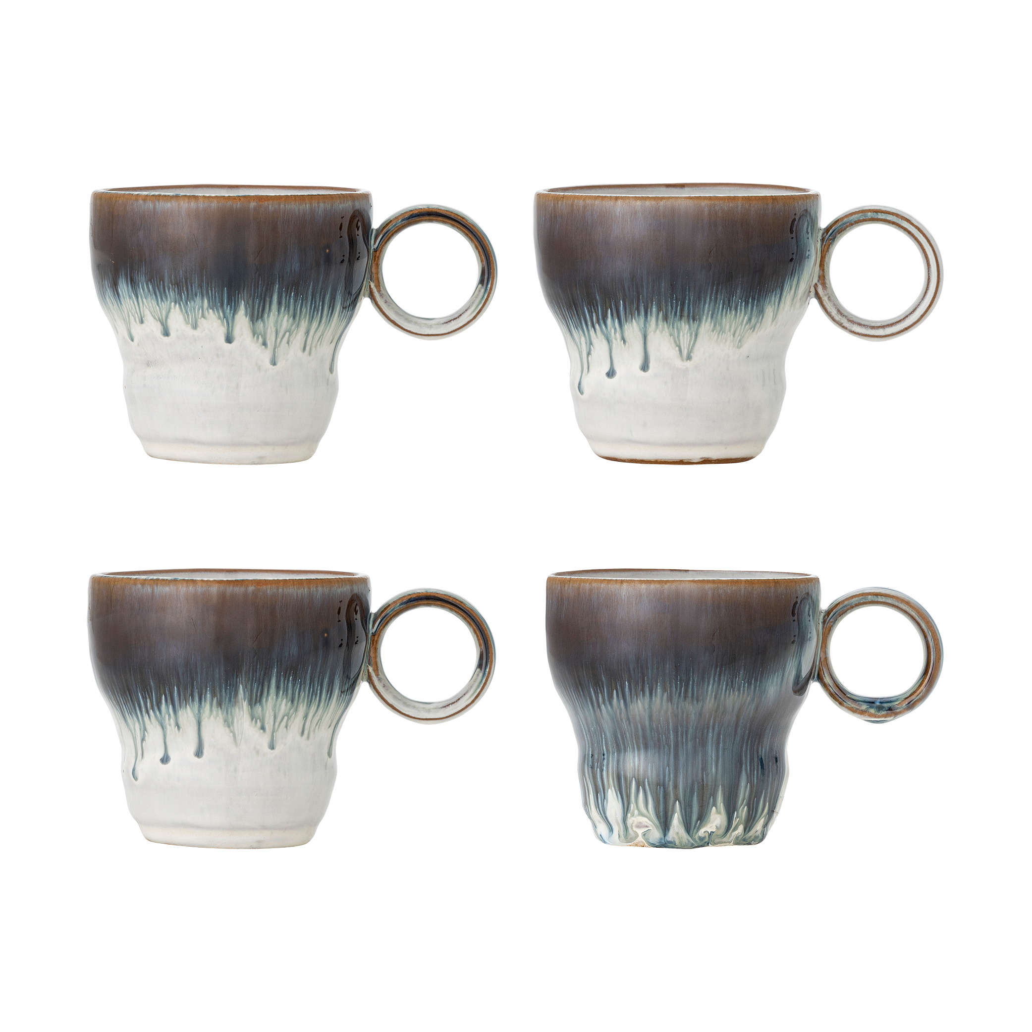 Bloomingville Nigel Mug 4-piece set, Blue