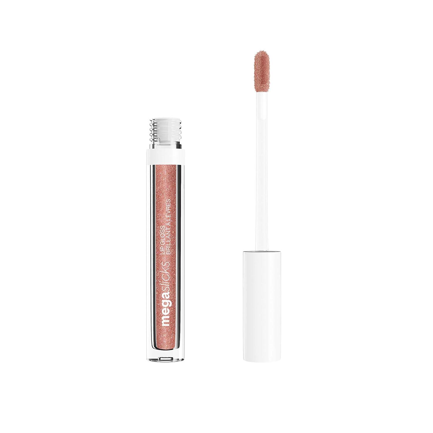 Wet n Wild, Mega Slicks Lip Gloss, extra shiny lipstick with light and radiant texture for soft, full, healthy lips, formula with hyaluronic acid and vegan collagen, call me boss