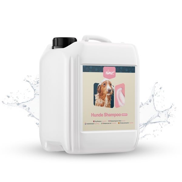 nimo® sensitive dog shampoo • fragrance-free and pH-neutral for all breeds