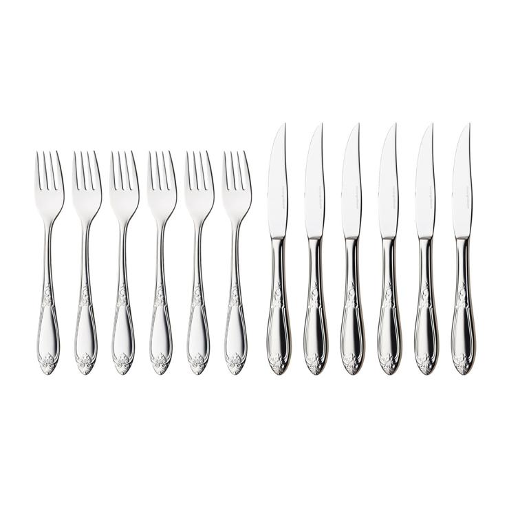 hardanger-bestikk Nina Steak Set 12 Parts