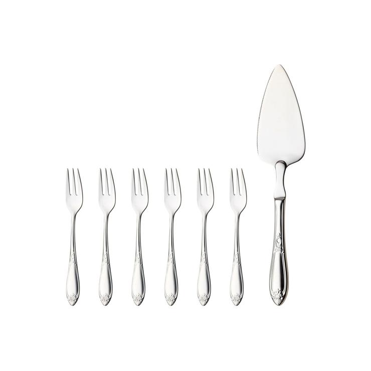 hardanger-bestikk Nina Cakes Set 7 Parts