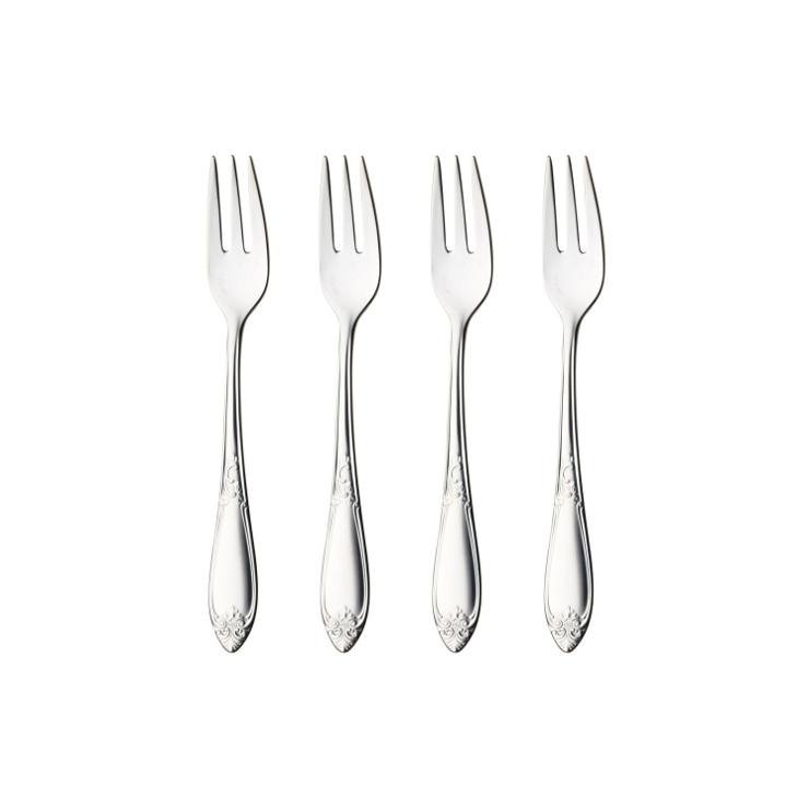 hardanger-bestikk Nina Cake Fork 4 Pack