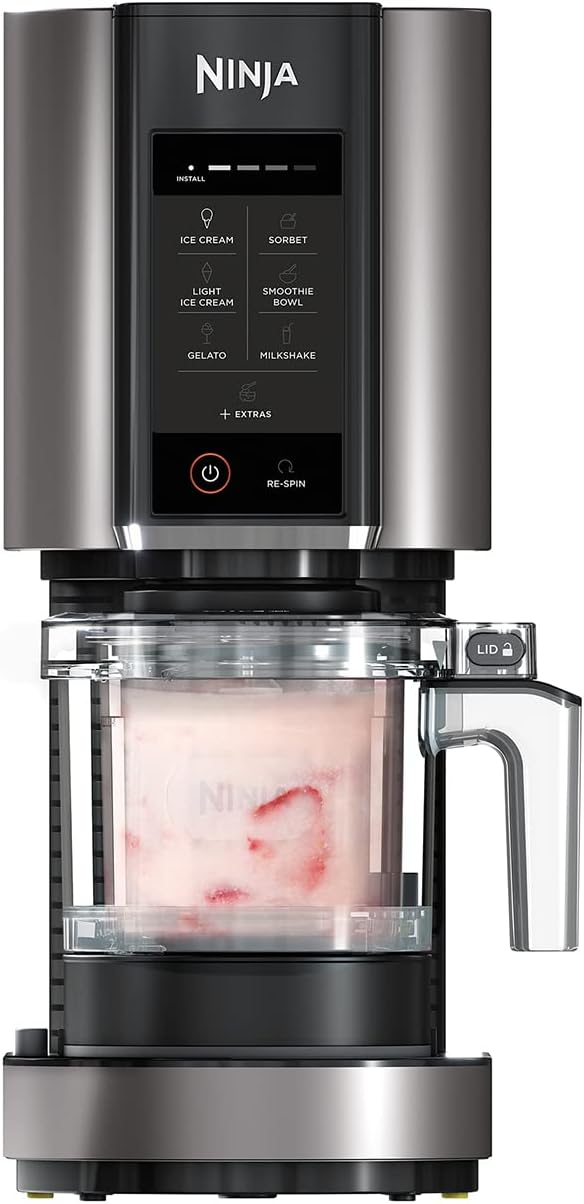 Ninja CREAMi Ice Cream Maker & Dessert Machine with 3 Containers, 1.4 L, NC300EU
