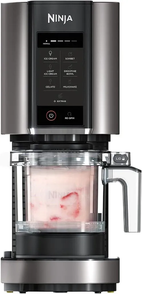 NINJA Ice Cream Maker, 1.40 l, 800.00 W, Ice Cream Maker for Kids, Make Your Own Ice Cream, Large Slushie Machine