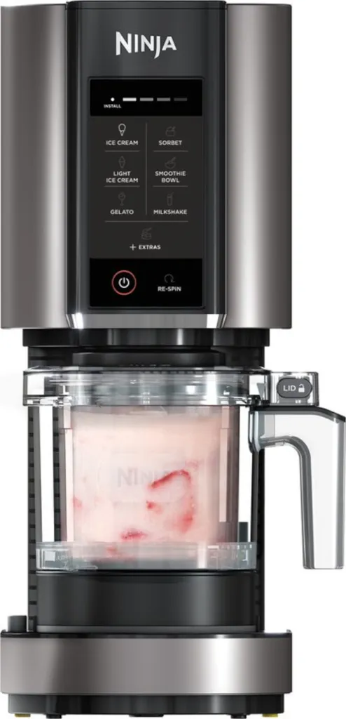 Ninja NC300EU CREAMi Ice Cream & Dessert Machine with 3 Containers, 7 Programs