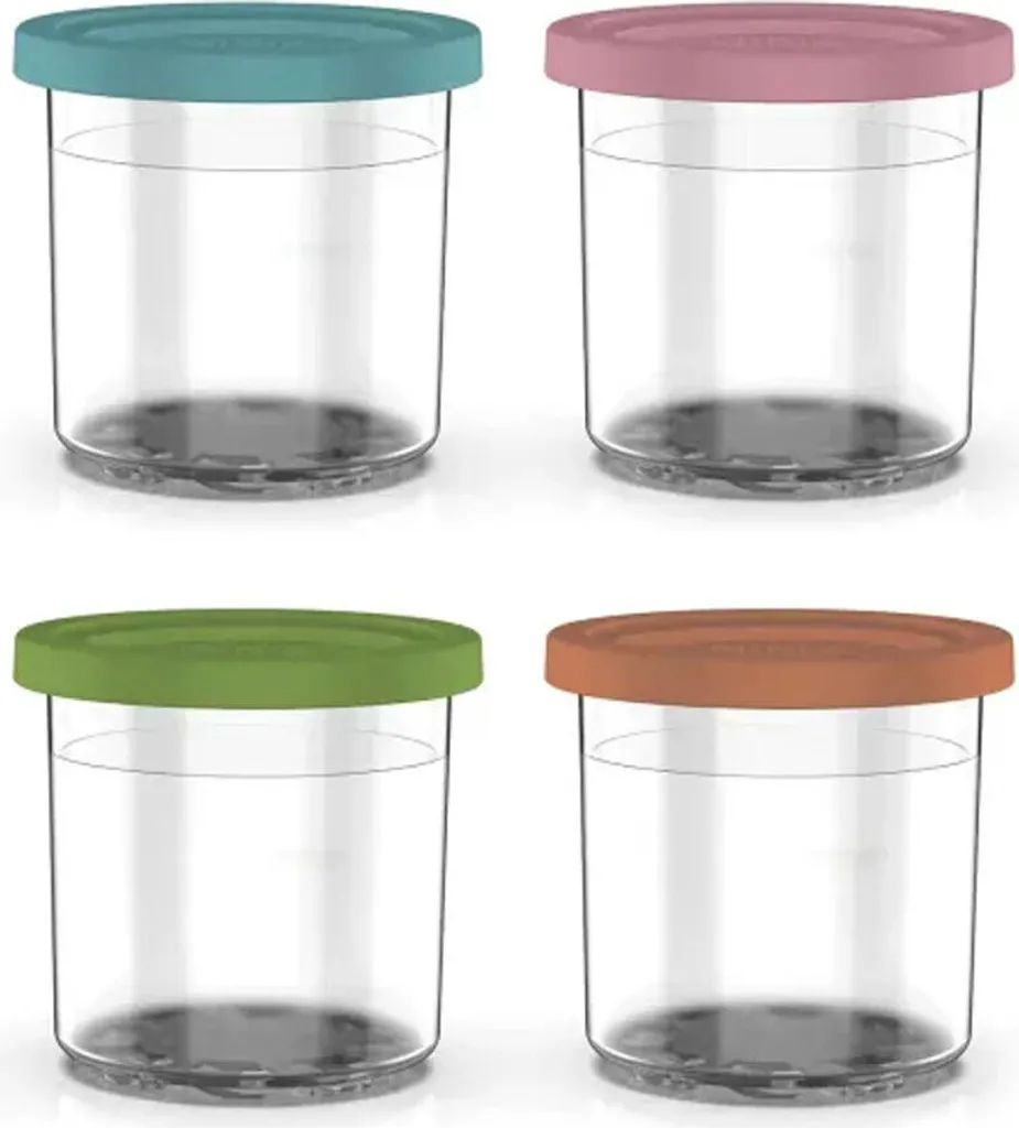 Ninja XSKPNTLID4EUK 4 cups for Ninja Creami NC300 ice cream machine