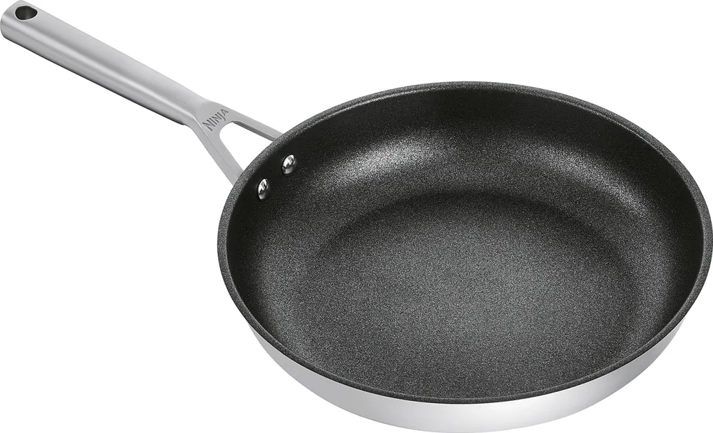 Ninja ZEROSTICK Stainless Steel Frying Pan (28 cm) – C60028DE Silver Frying Pan