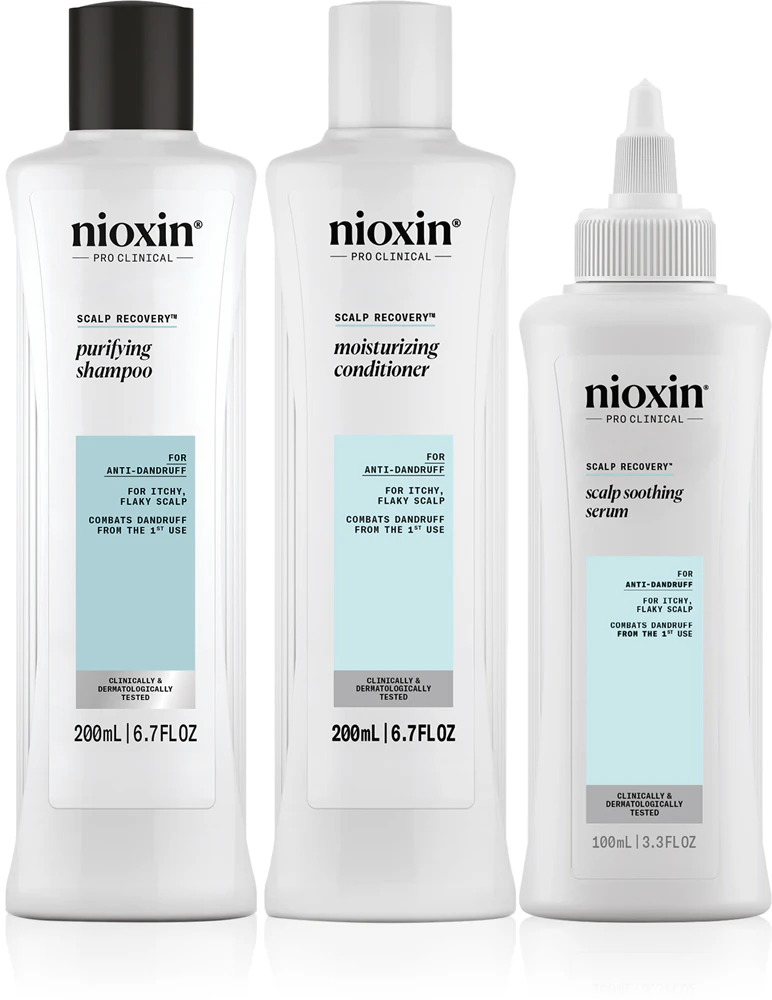 Nioxin Scalp Recovery Gift Set for Dandruff, 500 ml