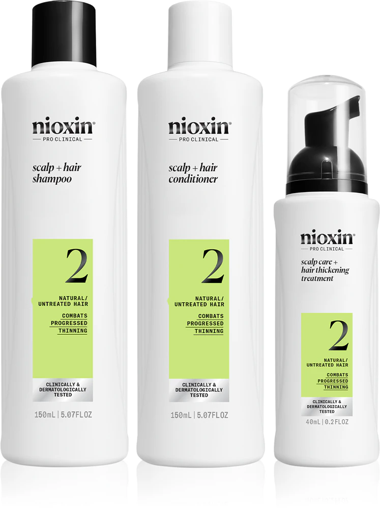Nioxin System 2 Gift Set for thinning hair, 340 ml