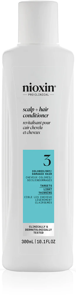 Nioxin System 3 Scalp + Hair Conditioner Conditioner for color-treated thin hair