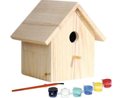 Hornbach Nesting box children's craft set for painting 17.5x15.5x20.5 cm