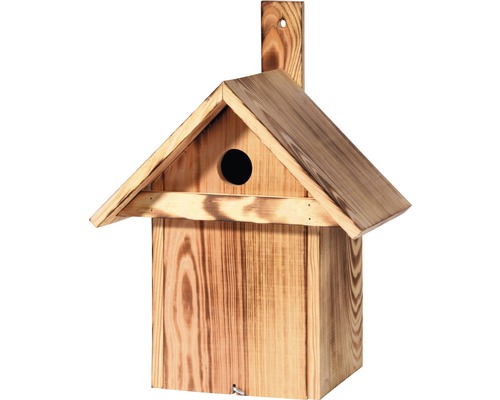 Hornbach Nesting box with flamed approach strip 23.5 x 17.5 x 33 cm