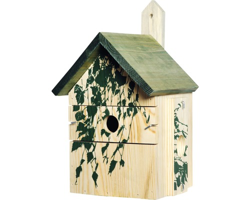 Hornbach Nesting box with camouflage design 17.5x17x33 cm birch