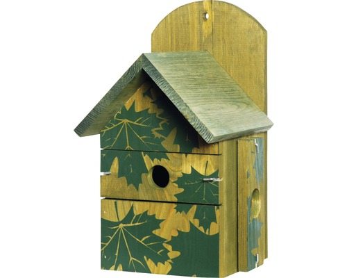Hornbach Nesting box with camouflage design 18.5x19x32 cm maple
