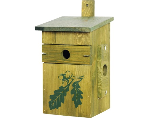 Hornbach Nesting box with camouflage design 18.5x20x32 cm oak