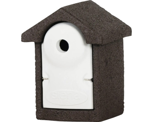 Nesting box Siena Garden wood concrete brown entry hole 28 mm wood concrete pine, spruce FSC 100% nesting box, bird house for wild birds