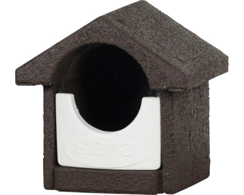 Nesting box Siena Garden wood concrete brown half cavity nester wood concrete pine, spruce FSC 100% nesting box, bird house for wild birds