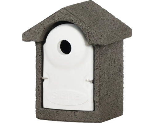 Nesting box Siena Garden wood concrete gray entry hole 28 mm wood concrete pine, spruce FSC 100% nesting box, bird house for wild birds