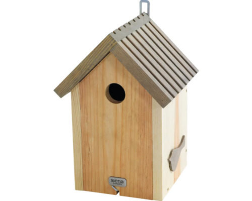 Nesting box Siena Garden forest chirping entrance hole 32 mm, pine FSC 100% nesting box, bird house for wild birds