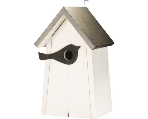 Siena Garden Nesting box Siena GardenSpitz decorated Ø 32 mm 19 x 19 x 33 cm cream