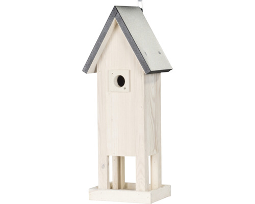 Nesting box, bird feeder Siena Garden Spitz extra Ø 32 mm 15 x 19 x 50 cm cream