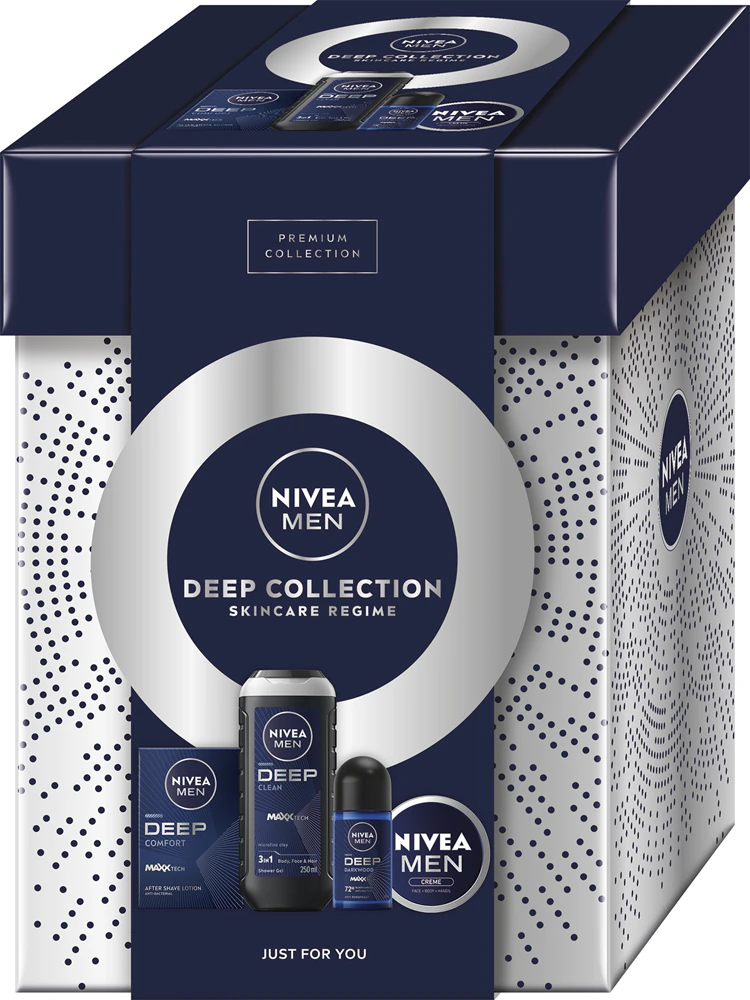 NIVEA MEN Deep Collection Gift Set for Body and Face