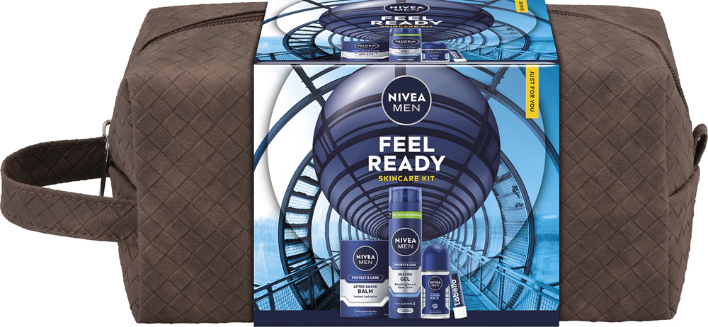 NIVEA MEN Feel Ready Gift Set for Body and Face