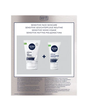 NIVEA MEN Sensitive Routine Set Wash Gel & Face Care Cream