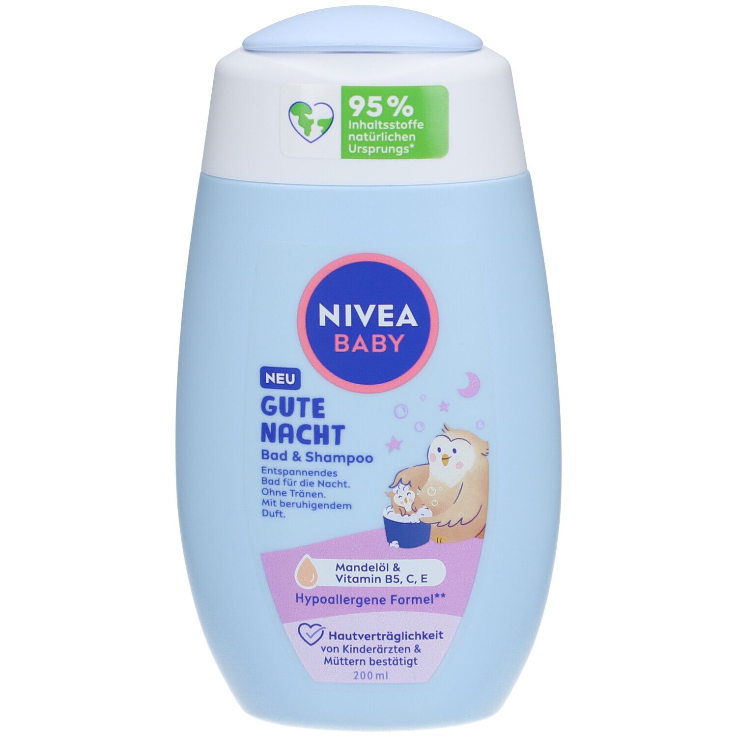 NIVEA® BABY Good Night Bath & Shampoo - Get €5 off now with code nivea5* 200 ml